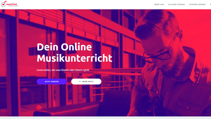 Music2me Gitarre online lernen