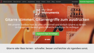 E Gitarre online lernen My Dear Instruments