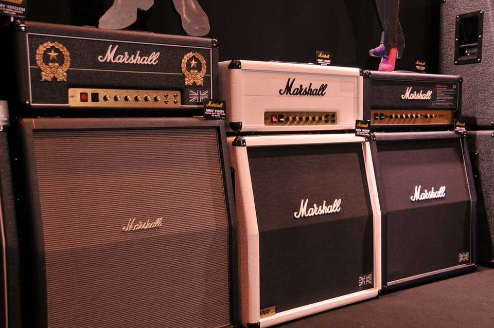 Top-Teile und Boxen Marshall Boxen mit Top-Teil
